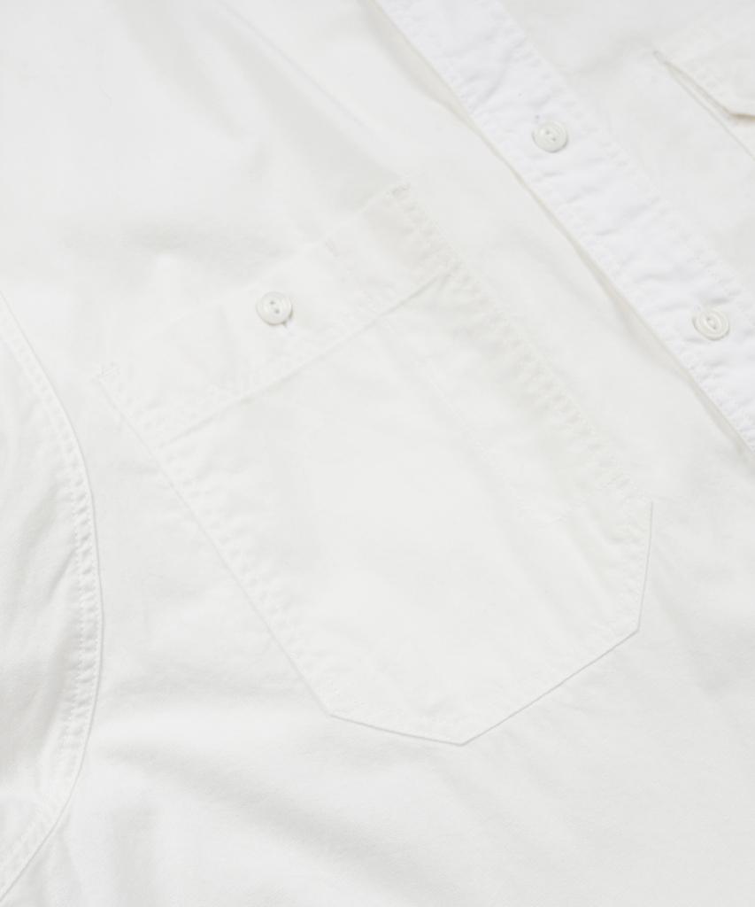 FRIZMWORKS 1920S Chambray Work Shirt _ White