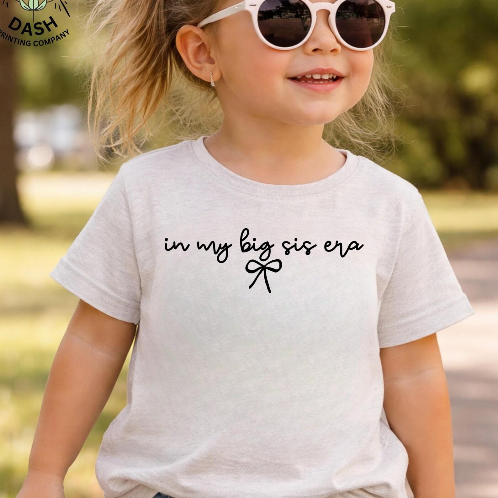 In My Big Sis Era Shirt, Coquette Big Sister Tee, Preppy Unisex Outfit, Big Sister Announcet, Sibling Reveal, Trendy Big Sister Gift 130