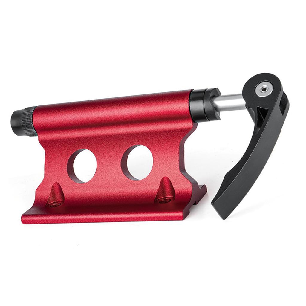 Bike Front Fork Mount Quick Release Aluminum Alloy Strong Bearing Car Roof Bike Block Fork Mount Red Free Size