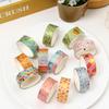 Songdao Washi Tape Basic Pattern Set Gold and Silver Foil Stamped Charming Masking Tape Patterns Perfect for and Gift Wrapping 15mm x 2m Dreamy