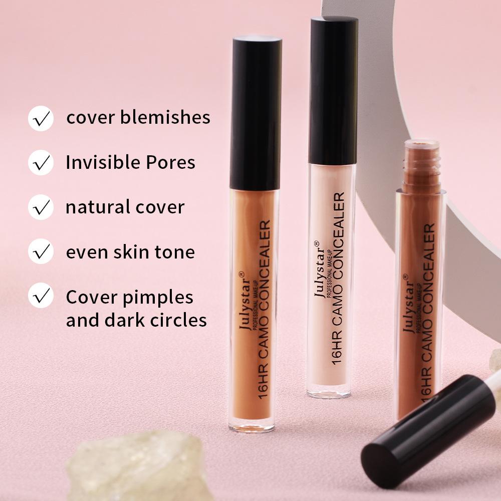 Julystar Waterproof and Sweat-proof Concealer Lasting Concealer Acne Mark Concealer Concealer To Cover Dark Circles
