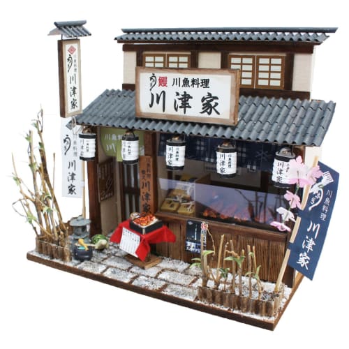 Billy Handmade Dollhouse Kit Shibamata's Long-established Shop Kit Shibamata's Eel Restaurant 8833