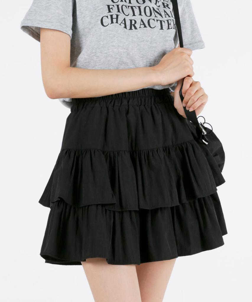 UMM 3-Tiered Inner Pants Elastic Skirt 2 Colors