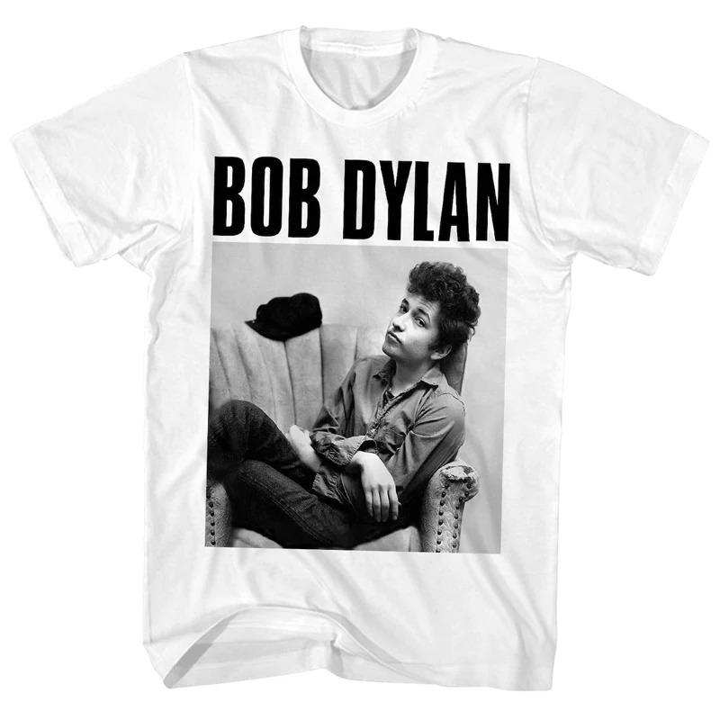 Singer Bob Dylan Rock Poet Classic Poster Graphic Print Tshirt Men Women Retro Washed Highstreet Oneck Cotton Summer New Tee