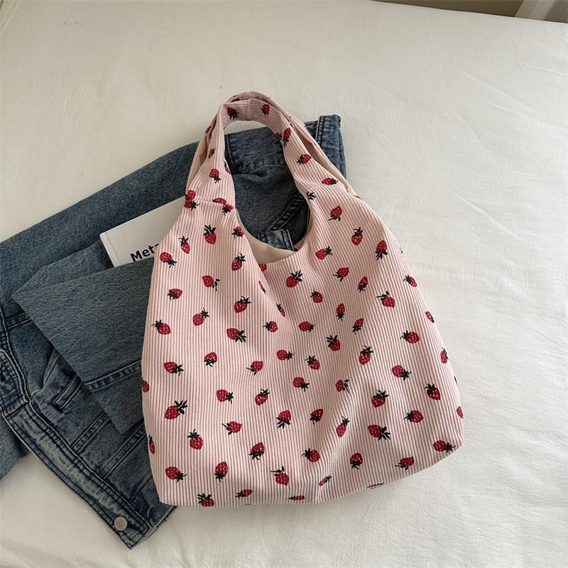 

Stylish Large Capacity Tote Bucket Bag For Women In Black White Pink 2024 Commuter Casual Design рожевий