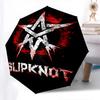 Slipknot, Heavy Metal Themed Automatic Opening and Closing Umbrella, Brightly Colored 8-rib Portable Umbrella, Suitable for Men and Women, A