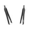 Ullicyc New 700x25~28C Carbon Fiber Quick Release V Brake Front Fork Road Bike Front Fork Bicycle Front Fork Bicycle Parts QC690
