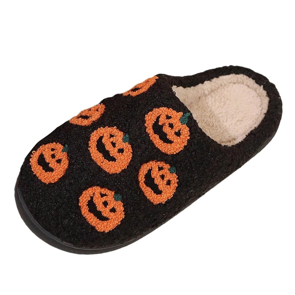 2026 Halloween Cute Cotton Slippers For Womens Home Indoor Slipper And Plush Shoes Winter Warm Comfy Breathable Casual Shoe