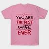 T Shirt Women Best Wife Ever Funny T Shirt Harajuku Print Kawaii Tshirt Summer Short Sleeve Female T-Shirt Top Tee