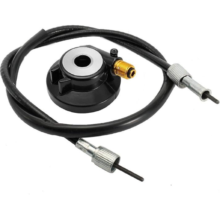 Speedometer Cable, Speedometer Drive Gear 12mm Axle with Cable for GY6 Scooter Speedometer Cables