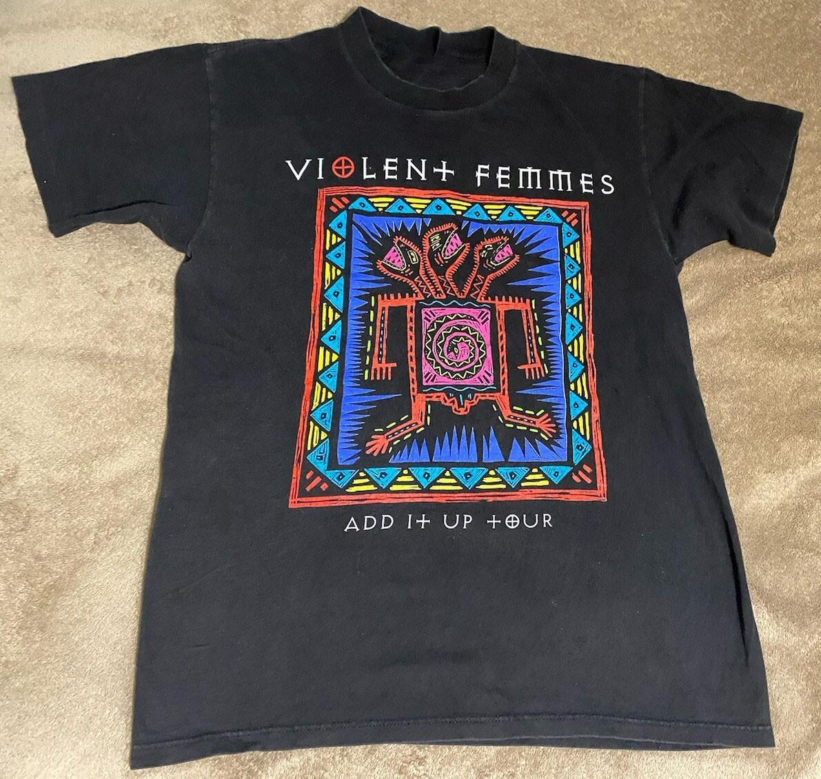 Vintage Violent Femmes T Shirt Add it Up Tour 1993 UR019 FREE SHIPPING Unisex T-Shirt M