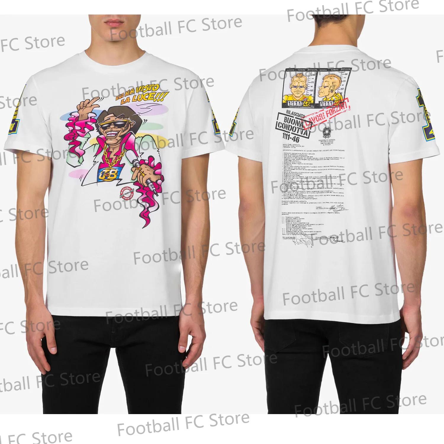 

2024 New Vintage Arriavl 49 Rossi Motorcycle Racing T-SHIRT WORLD CHAMPIOONN 2003 Short Sleeve Commemorative edition Tee 5XL різнокольоровий