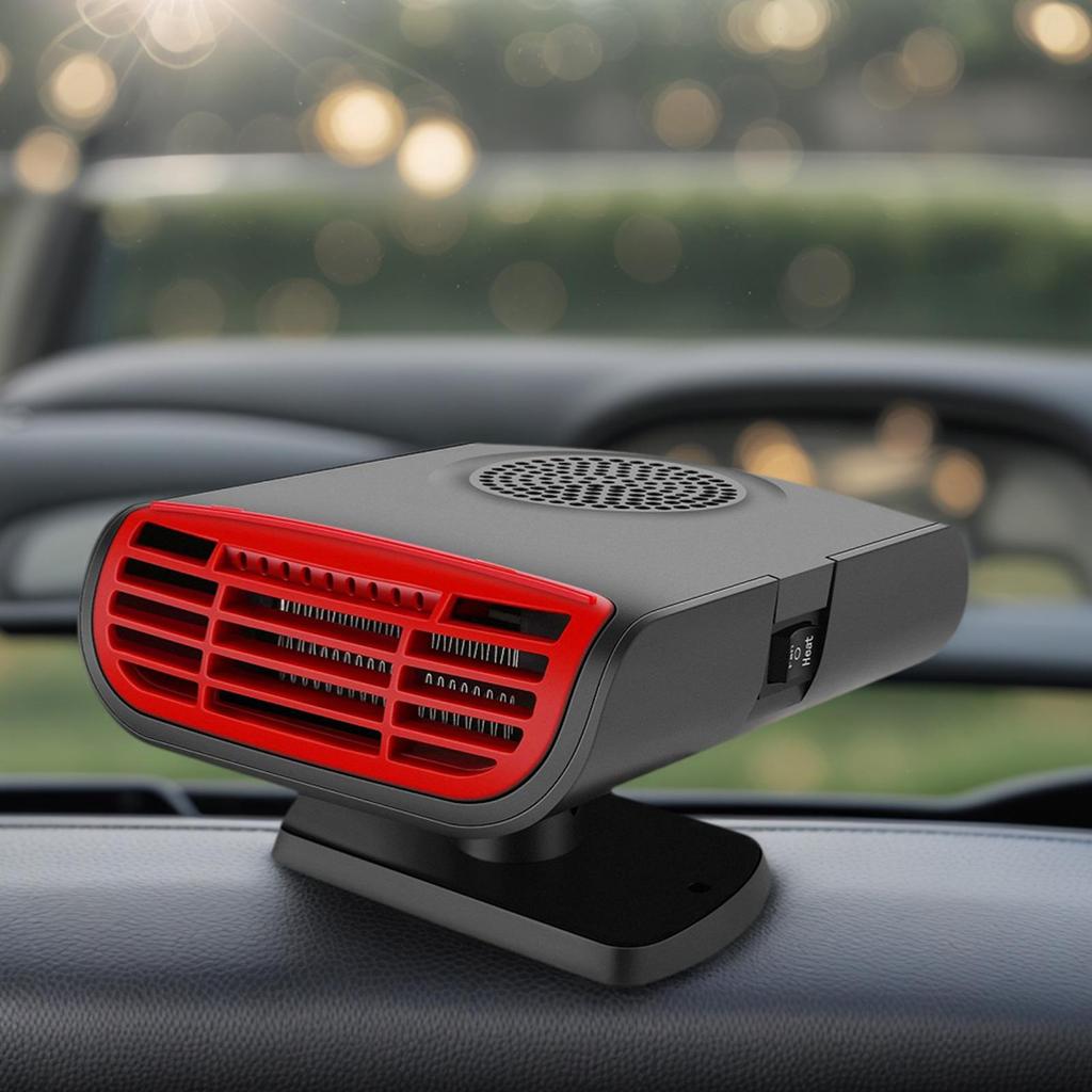 Car Defroster Windshield Heater Rotating Quick 12V Defroster Portable Electronic Auto Heater For Driving Travel Winter Morning