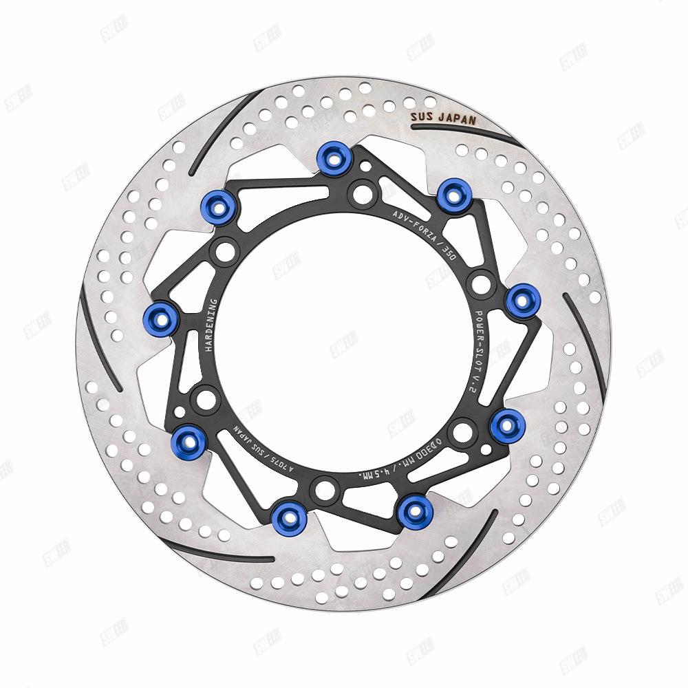 

Motorcycle modification brake disc 300MM floating disc modification parts FOR HONDA Forza350/ADV350 2018-2025 синий