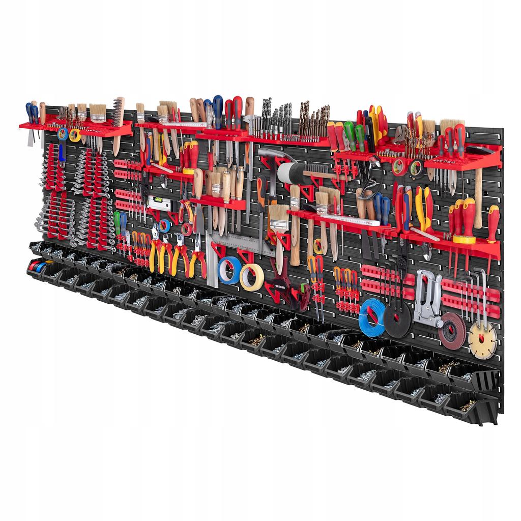 KADAX Tablica Warsztatowa Ścianka 232x78cm 140 el