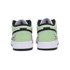 Jordan Air Jordan 1 Abrasion Resistant Low Top Vintage Basketball Shoes Men's Black Green 553558-131(Team85-)