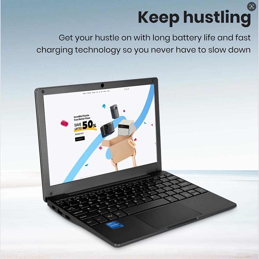 Mini 10.1inch Education Laptop Computer Windows11 Netbook Intel 8GB RAM 128GB SSD Laptop Computer for Learning