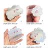 Small-fresh Hair Claw and Hair Comb Cloud Shape Small Mirror Non-slip Headwear