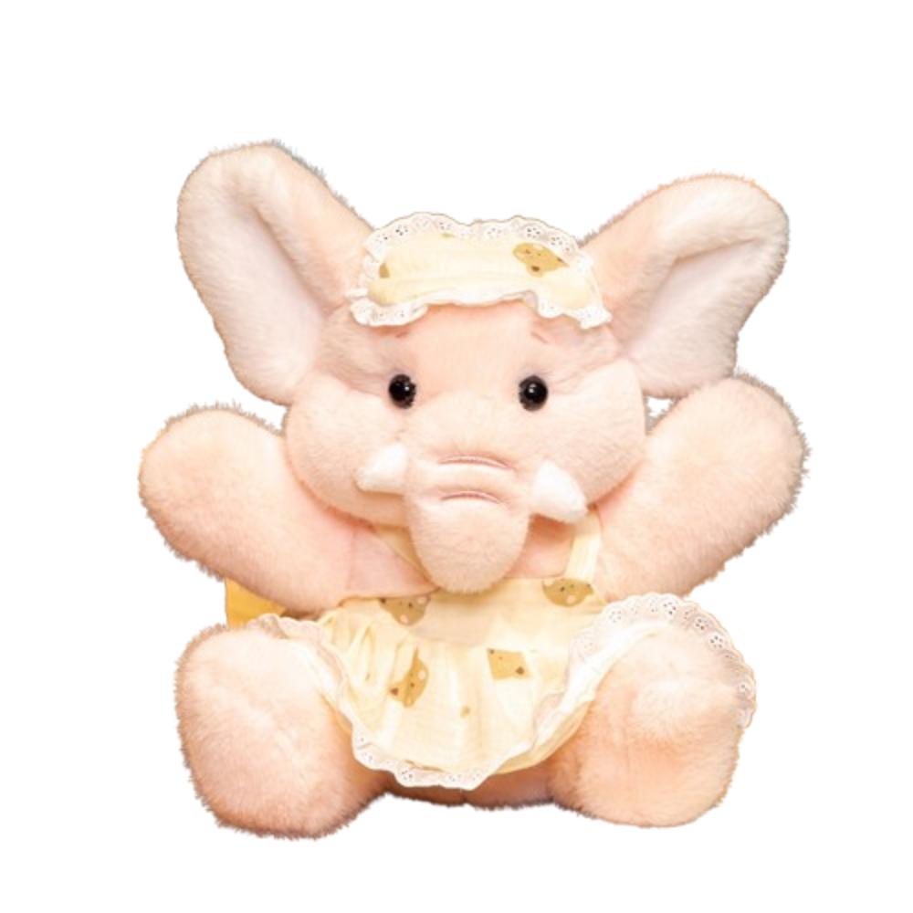 Soft Elephant Plush Doll PP Cotton Stuffed Elephant Toy Hugging Plush Toy Birthday Parties
