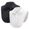 Layered Faux Collar Chiffon Removeable Collar Decorative Neckwear For Business Outfit And Casual Clothing Enhancer