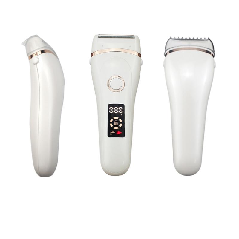 Women's Shaver Electric Hair Remover Liquid Crystal Waterproof Rechargeable Razor Body Hair Armpit Hair Leg Hair Shaving Machine