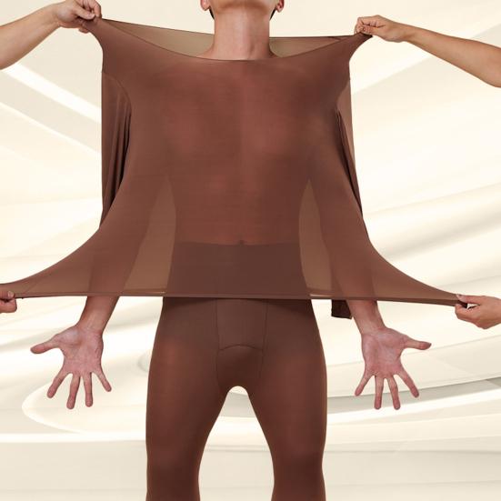 Long Johns Thermal Underwear for Men Ultra Lightweight Base Layer Top And Bottom Set for Cold Weather