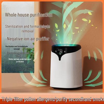 Deformaldehyde Odor Removing Air Purifier: Eliminates Smoke, Sterilizes, and Provides Negative Ion Purification for Bedrooms