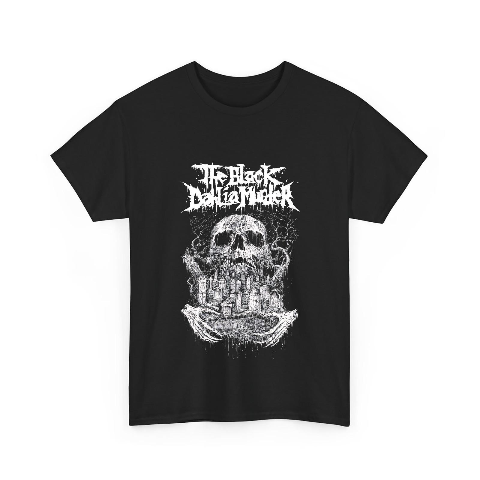 

Футболка с коротким рукавом The Black Dahlia Murder, хлопок, черная, унисекс, размеры S-4XL 4XL