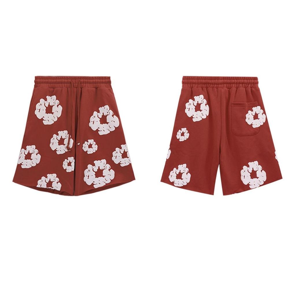Casual Harajuku Y2k Amerikaanse 3D-geprinte bloemenshorts Vakantie Buitenshorts