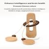 3D Wooden Interlocking Ring Puzzle IQ Challenge Brain Toy High Quality Solid Wood Perfect Classroom Prize for Elementary School Students