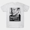 Men Black Print T-shirt Robin Williams - Rip No-Cut Transfer Paper Print Cotton Tshirt