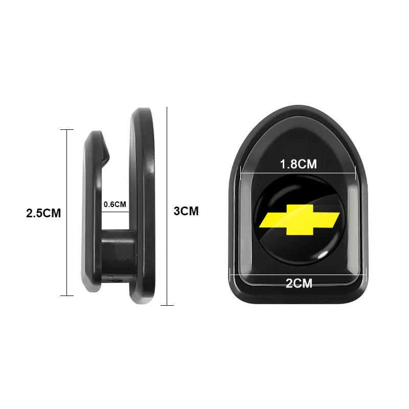 Mini Car Hooks Black Self Adhesive Invisible Hooks Interior Storage Holder For Chevrolet Spark Captiva Camaro Lova Aveo Rear View Mirror Sun Visor
