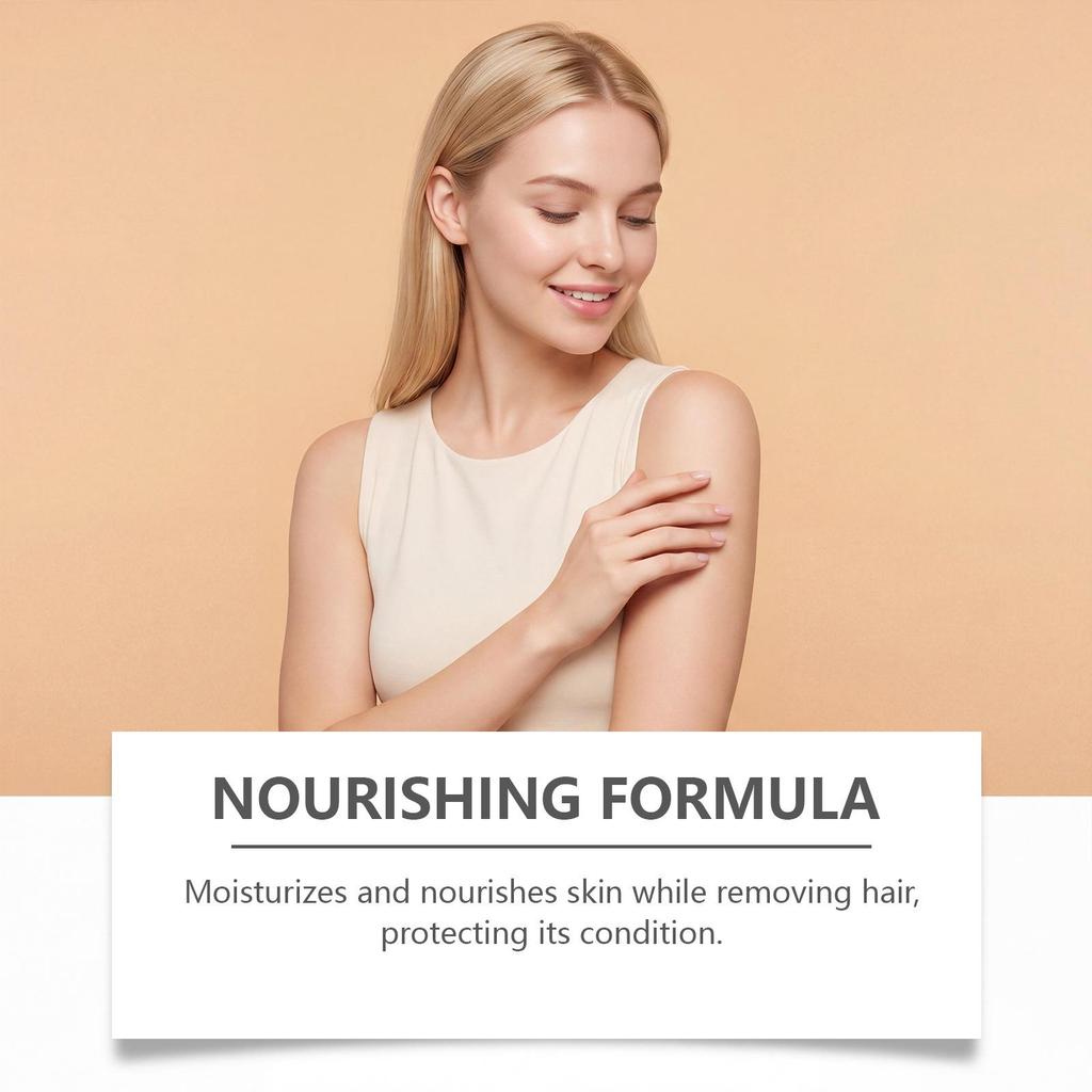 OCEAURA Gentle Hair Removal Cream - Nourishing and Skin-Conditioning for Silky, Soft, and Smooth Skin.