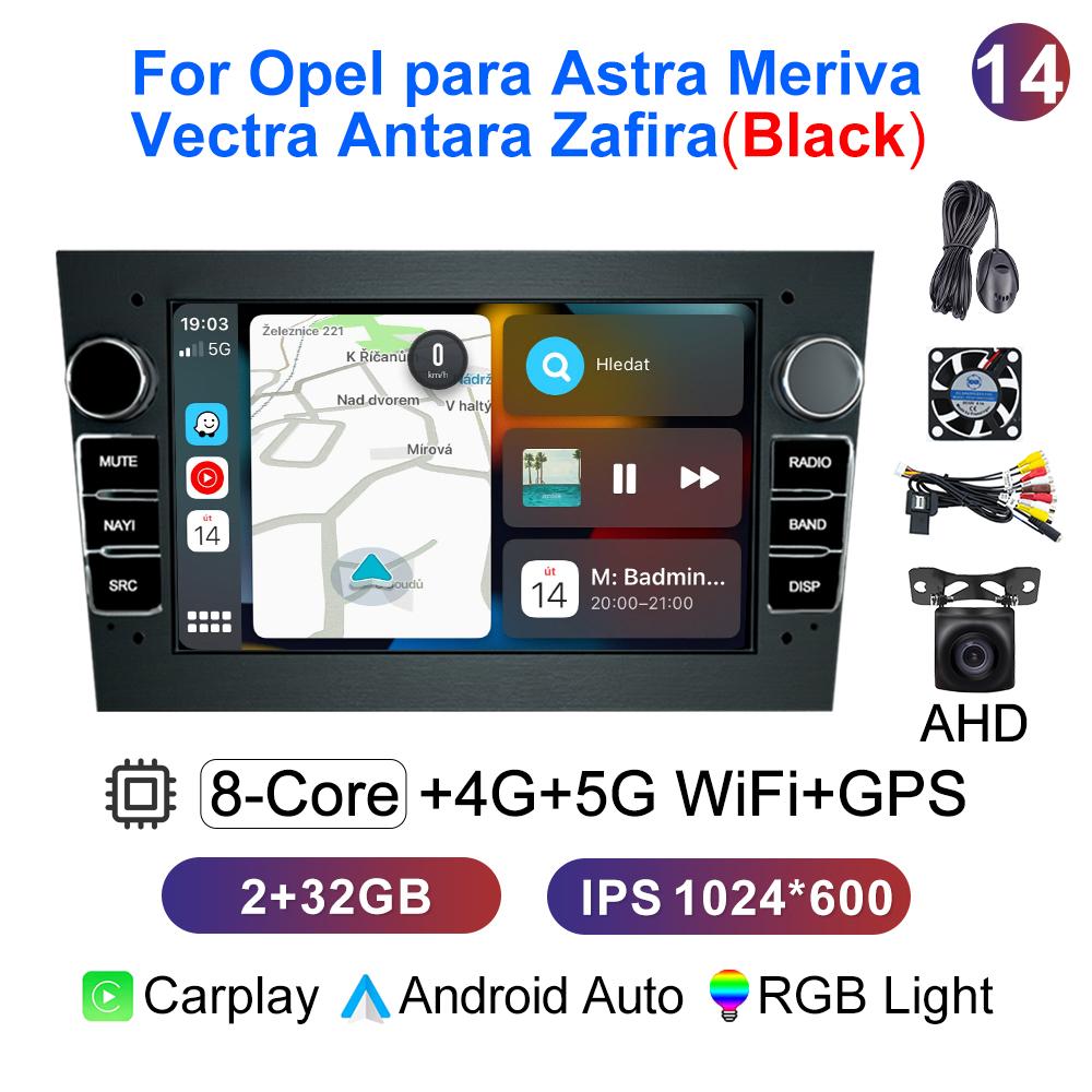 

2Din Автомагнітола Мультимедіа Для Opel Vauxhall Astra Antara Meriva Vivaro Combo Signum Vectra Corsa Бездротовий CarPlay Авто gps