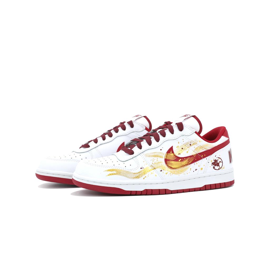Nike Big Cushioning, Wear Resistant Low top Skateboard Shoes Men's Gold 355152-150(Team1005-)