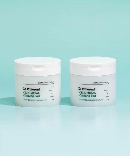 Dr. Different Cica Metal Calming Pad 60ea Duo Set Cica Metal Calming Pad *2EA