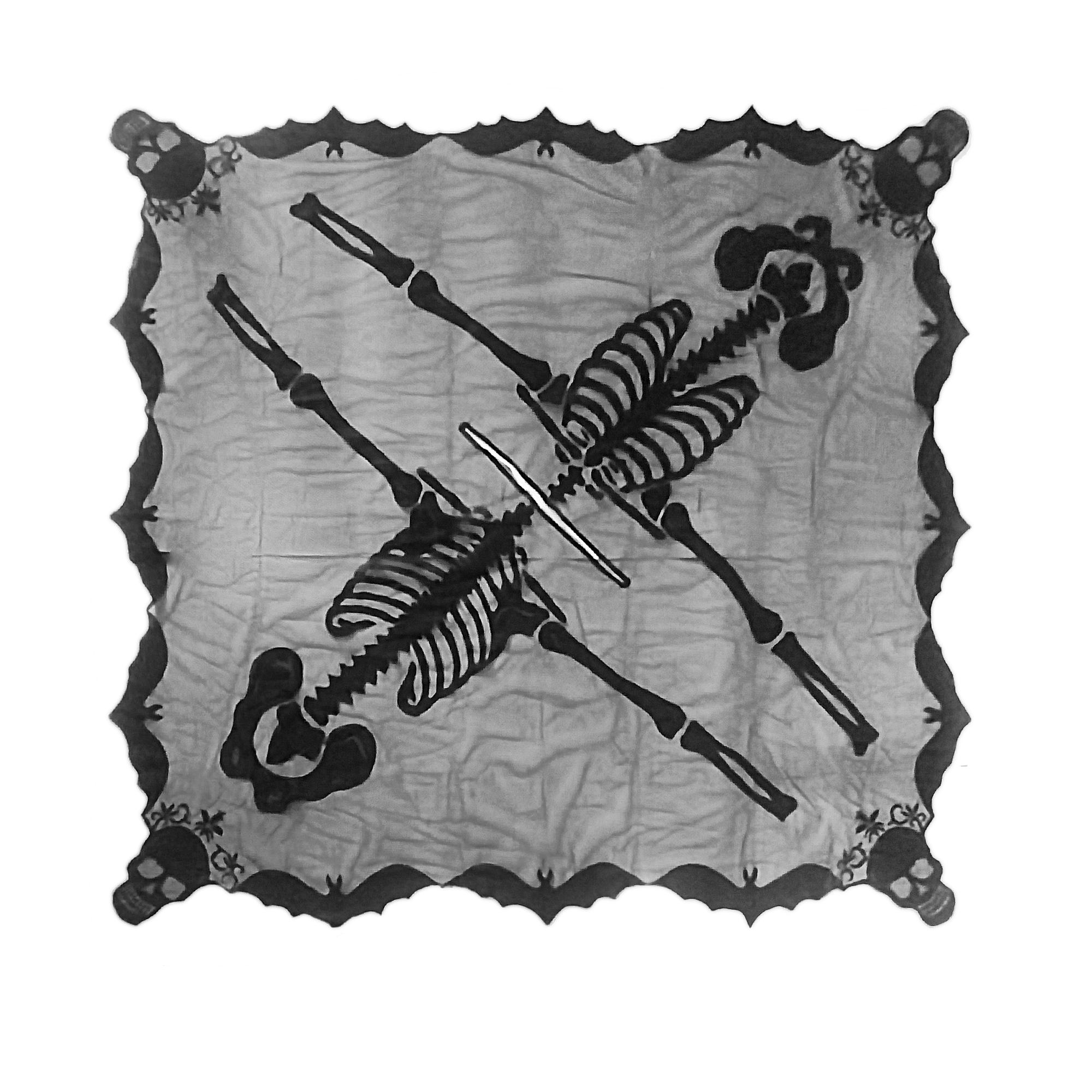 Zwarte Magie Spinnenweb Vleermuis Damesmantel, Halloween Horror Zacht Sjaal Kostuumaccessoires 150X150Cm gray