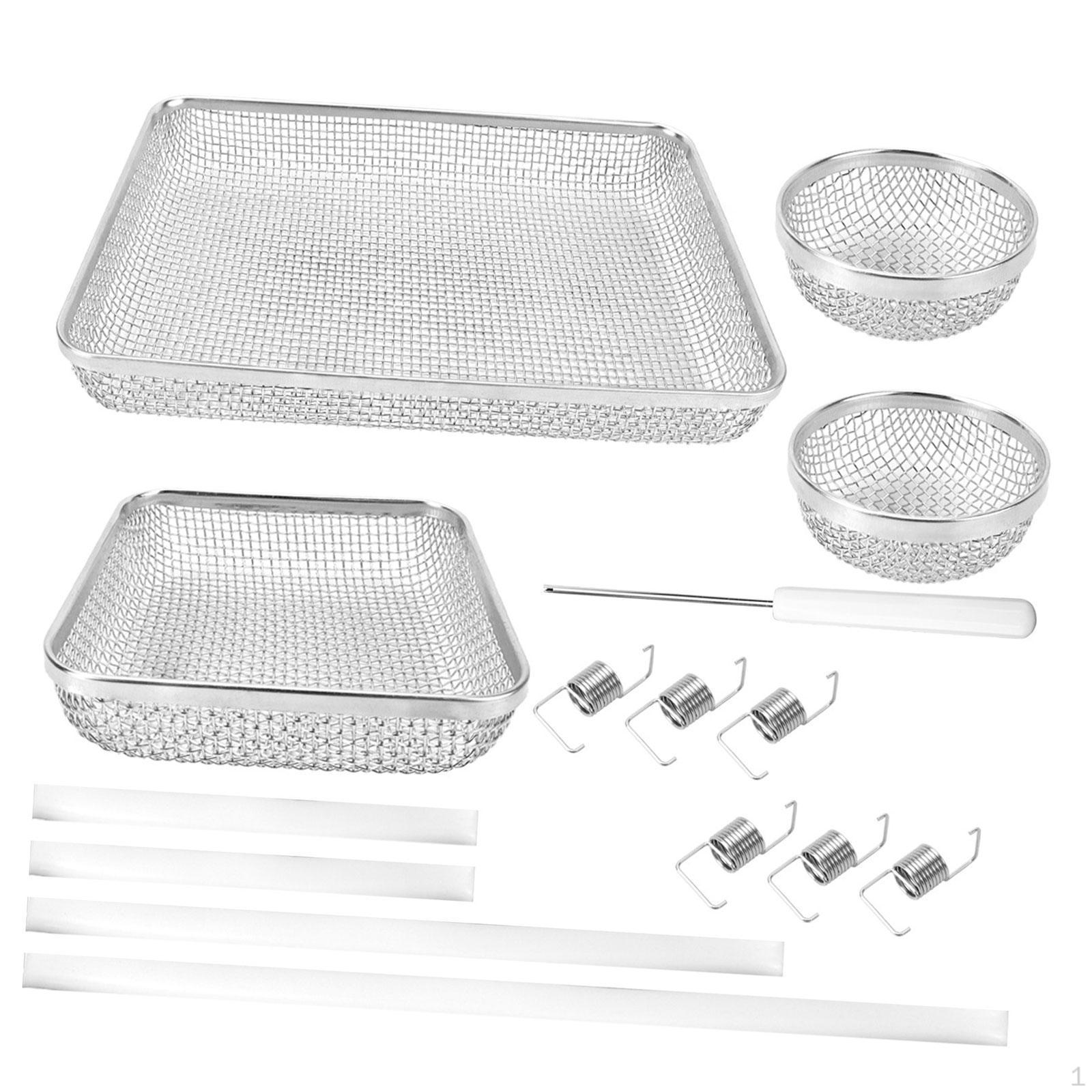 

RV Furnace Vent Cover Stainless Steel Mesh Ventilation with Installation Tool Versatile Easy