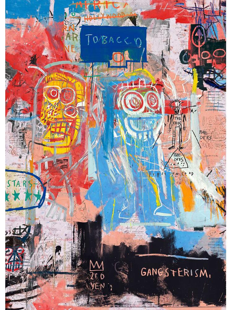 Abstract Style Painting Poster Canvas Painting Vintage Wall Art Picture For Modern Family Bedroom Decoration