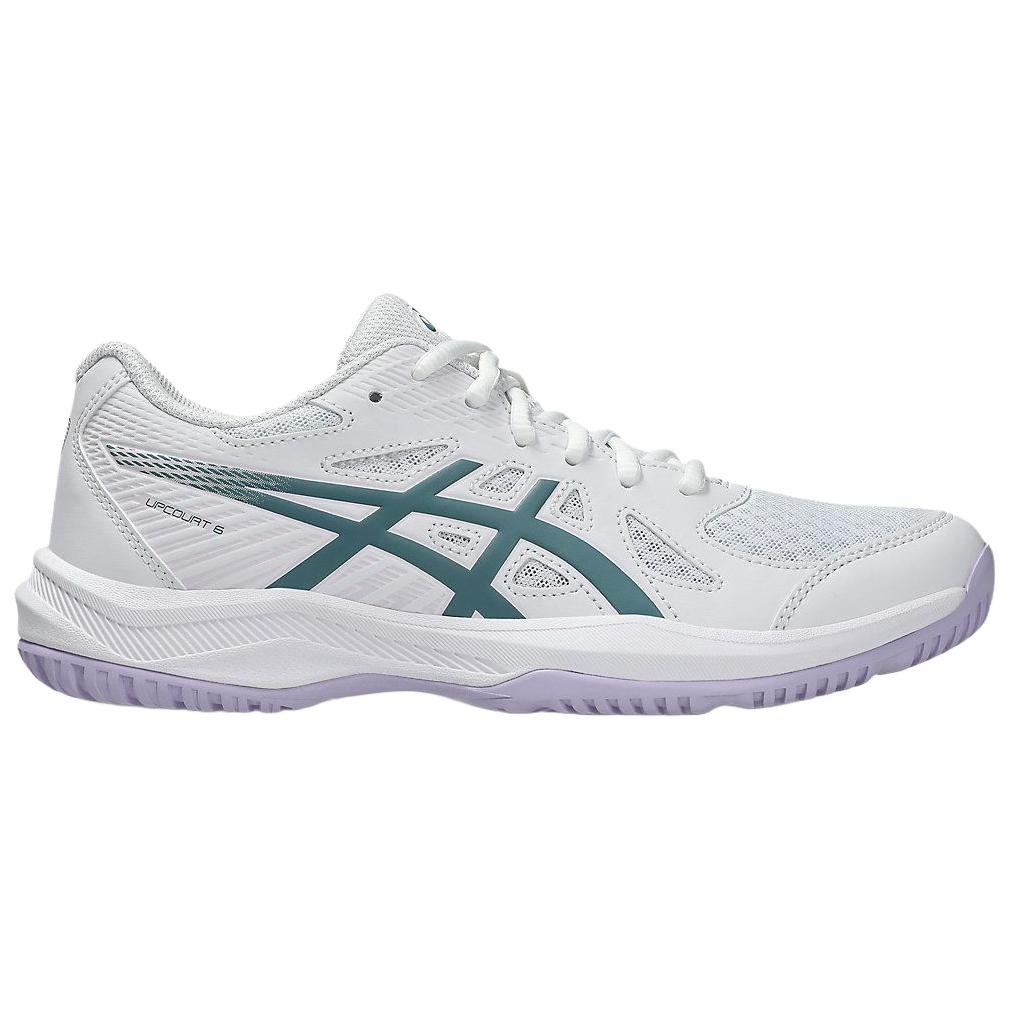 Asics Gel-Upcourt 6 Comfortable Fit Breathable Volleyball Shoes Women Shoes White 1072A107-106