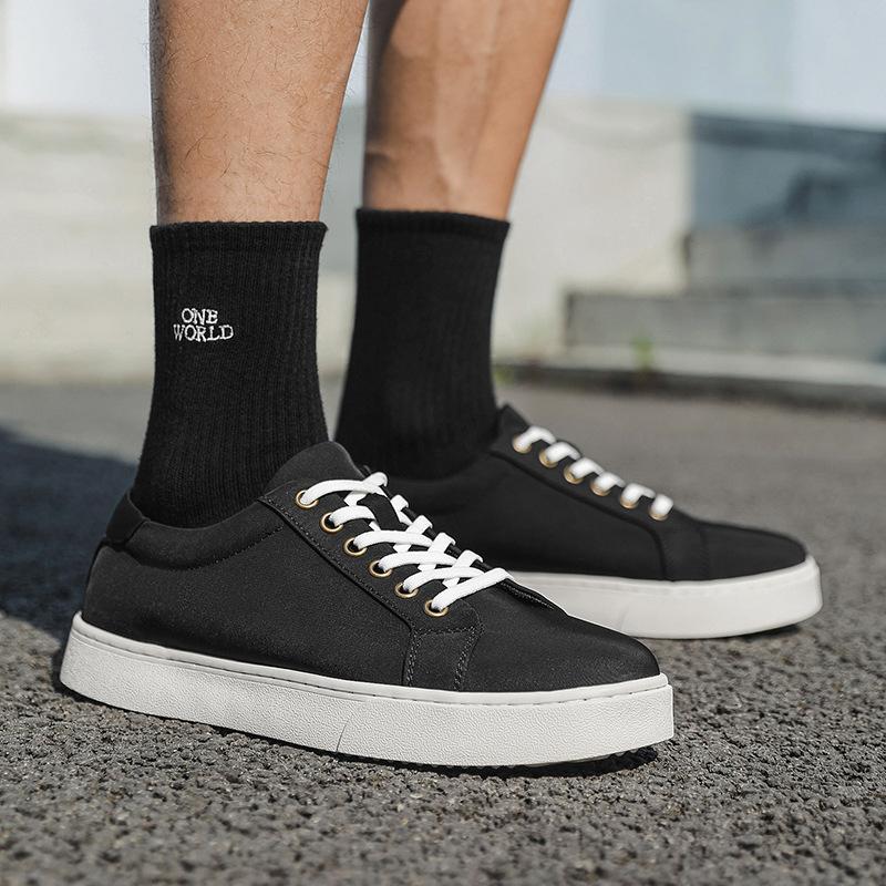 Extra large size summer men's shoes Korean version trendy versatile canvas shoes boys low-top board shoes casual trendy shoes breathable cloth shoes