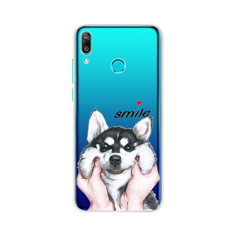 For Huawei Y7 2019 Case Silicone Cartoon TPU Cover Phone Case For Huawei Y7 2019 DUB-LX1 DUB LX1 LX2 LX3 Y 7 Prime Pro 2019 Case