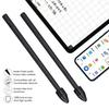 Ersatz-Tablet-Stiftspitze für Samsung Galaxy S Pen Tab S9 S23 Titanlegierung Verschleißfeste Stylus-Stiftspitzen mit Pinzetten-Set