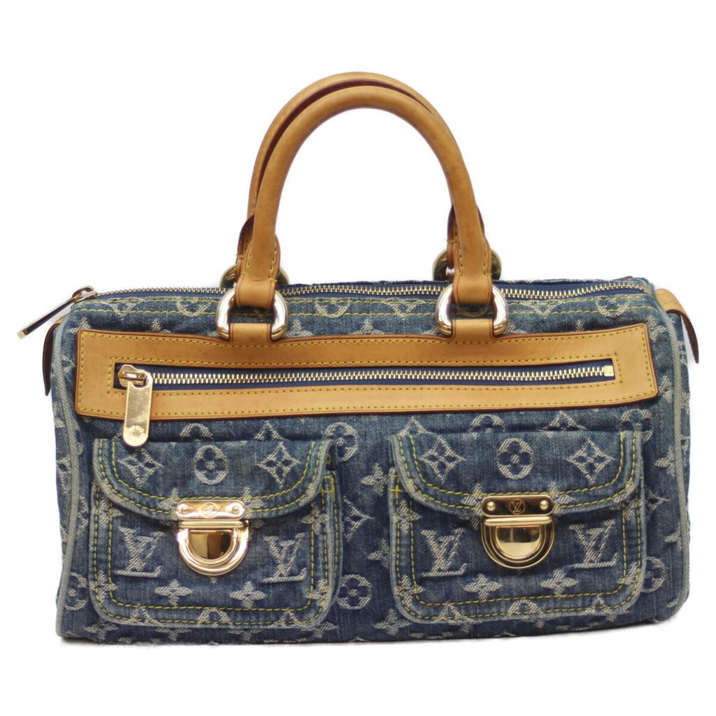 LOUIS VUITTON 05 M95019 05 Monogram Denim Neo Speedy Handbag blueUsed