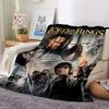 1pc Middle-earth The Return of the King Flannel Blanket Soft Warm Throw for Home, Office, Travel, All-Season Cozy Bedding Gift L1440