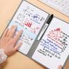 Stylish A5 Reusable Whiteboard Notebook - Ultra-Portable Weekly Planner With Durable Faux Leather Cover Versatile Memo Pad