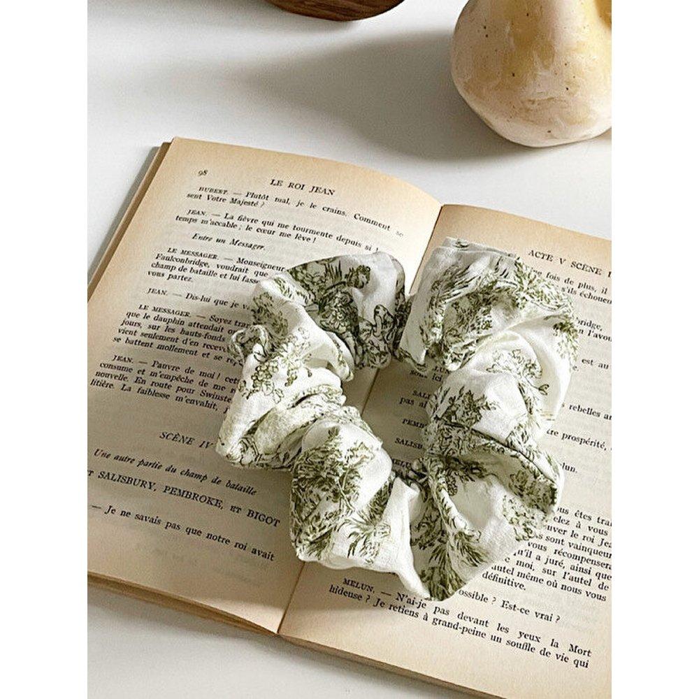 French Etoile Scrunchie [Green]