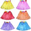 Plastic Fiber Girl Woman Hawaiian Grass Skirt Cheap Costume Flower Hula Skirt 30CM/40/CM60CM/Dance Dress Party Hawaii Beach