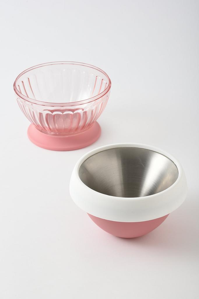 BRUNO Ice Cream Ice Cream Frozen Ice Cream Sherbet Maker, Cocotte, Maker, (Pink)