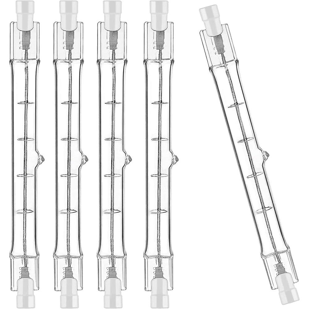 

Pack Of 5 R7s Halogen Bulb 118mm 400w 230v, R7s Halogen Rod 118mm, R7s Halogen Bulb Dimmable Halogen Rod Lamp